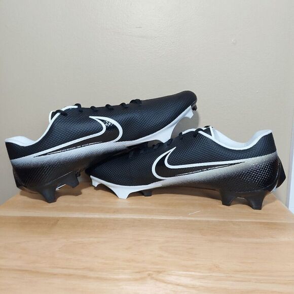 Nike Vapor Edge 360 Wide Football Cleats Black White CV6350-001 Men's Size 15 W - Picture 4 of 7